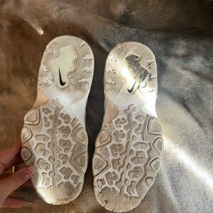 Nike White Sneakers with Gray Accents